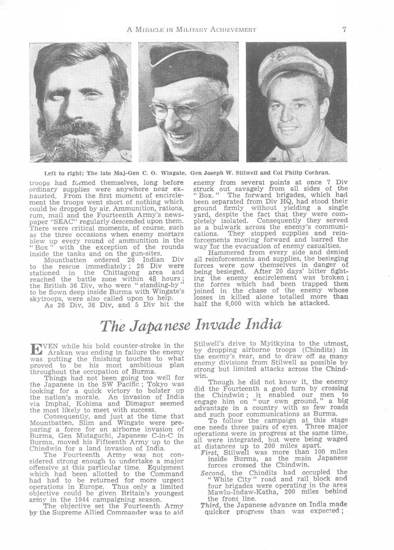  Burma - A Miracle in Military Achievement 