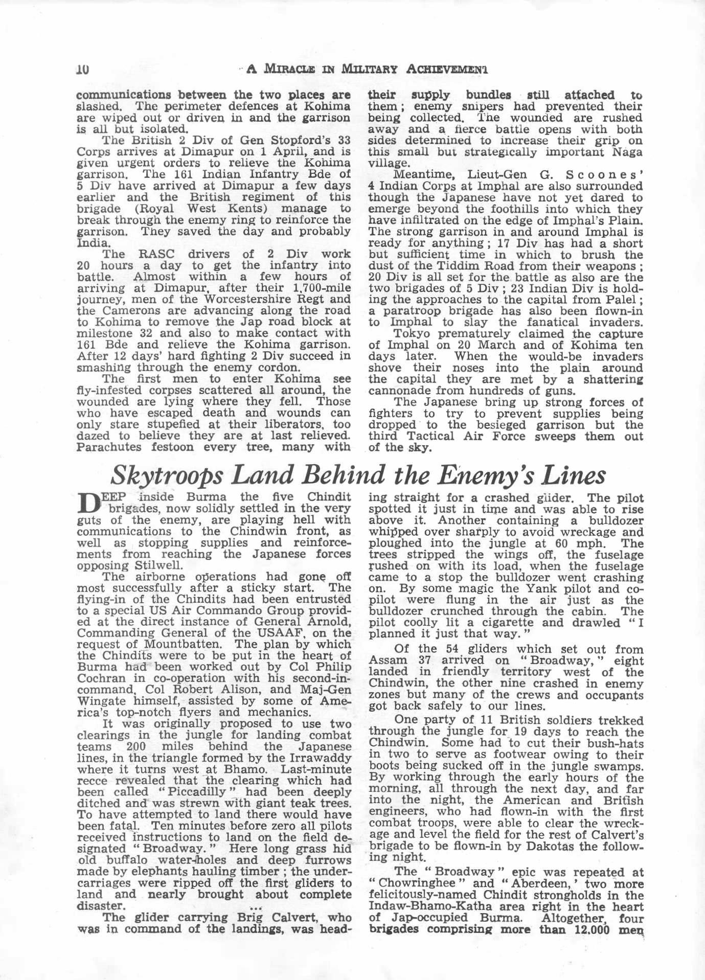  Burma - A Miracle in Military Achievement 