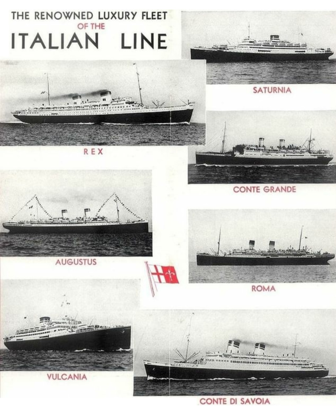  Italian Line Ships 