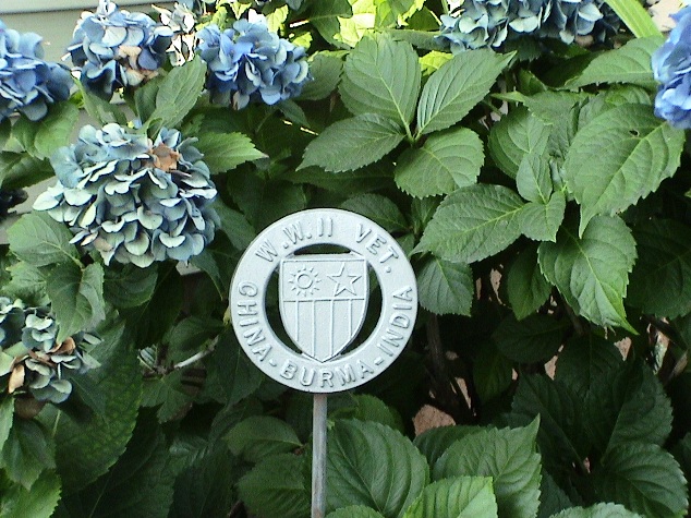  Garden Memorial based on the CBI insignia 