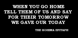  The Kohima Epitaph 