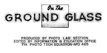  On The Ground Glass 