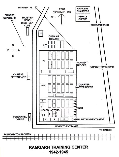  Map of Ramgarh Training Center 