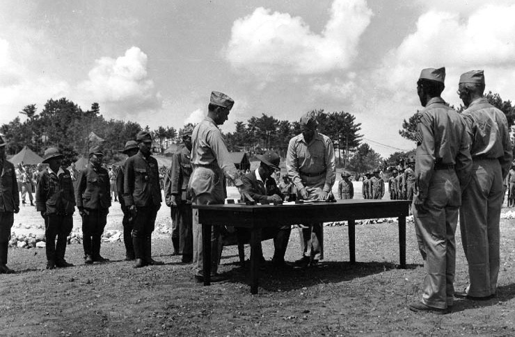  Surrender ceremonies 