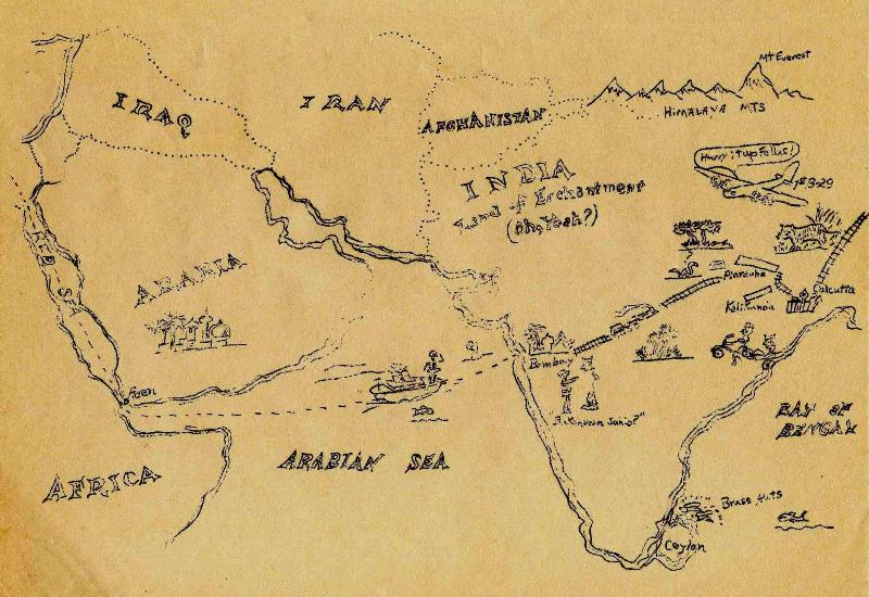  To India - Click to zoom 