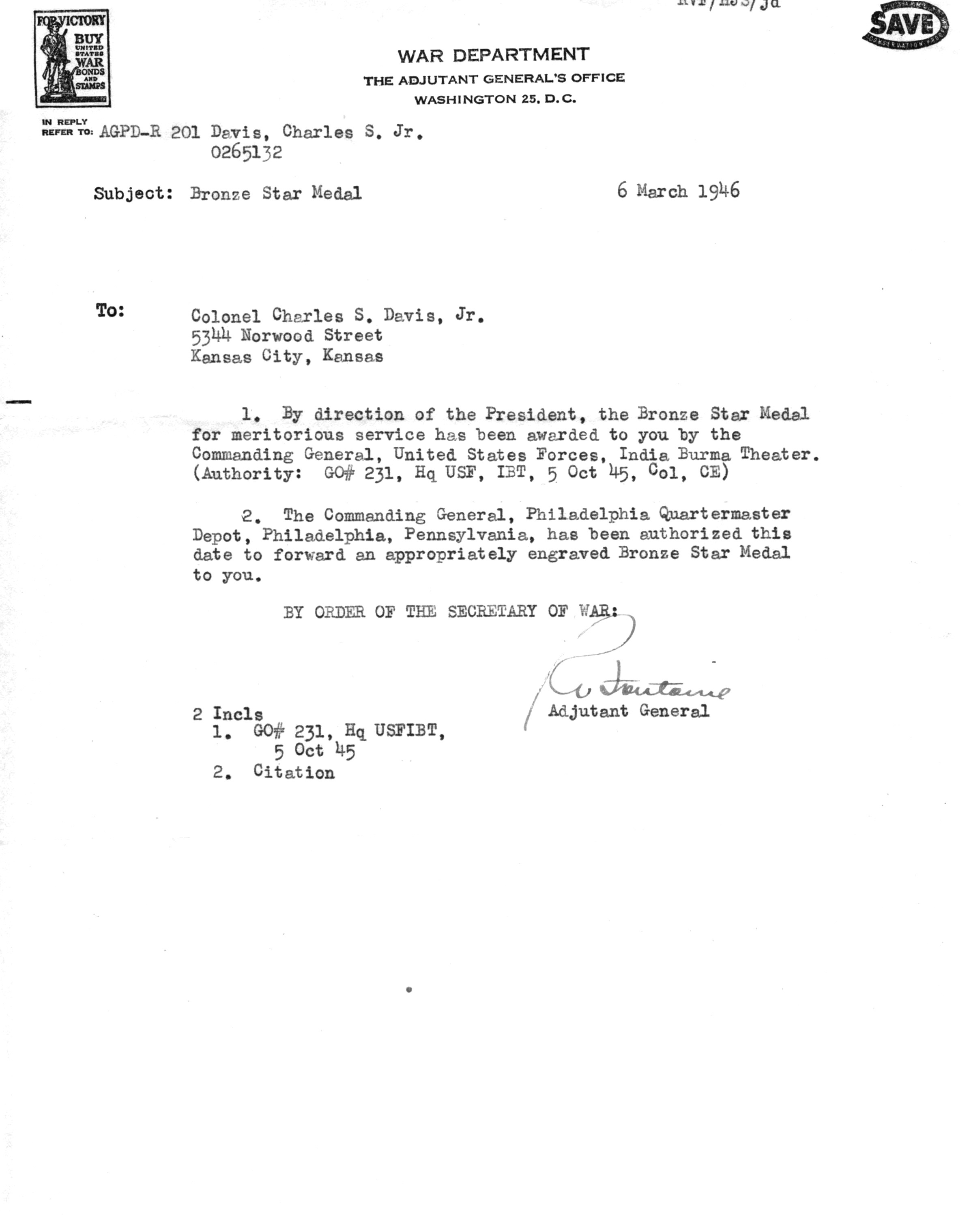  Charles S. Davis document 