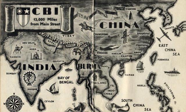  Map of CBI Theater from YANK's Magic Carpet 