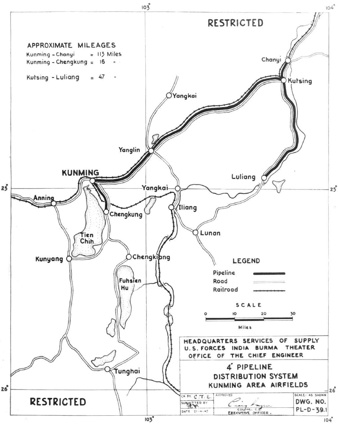  Kunming Area Airfield Pipelines (Figure No. 3) 