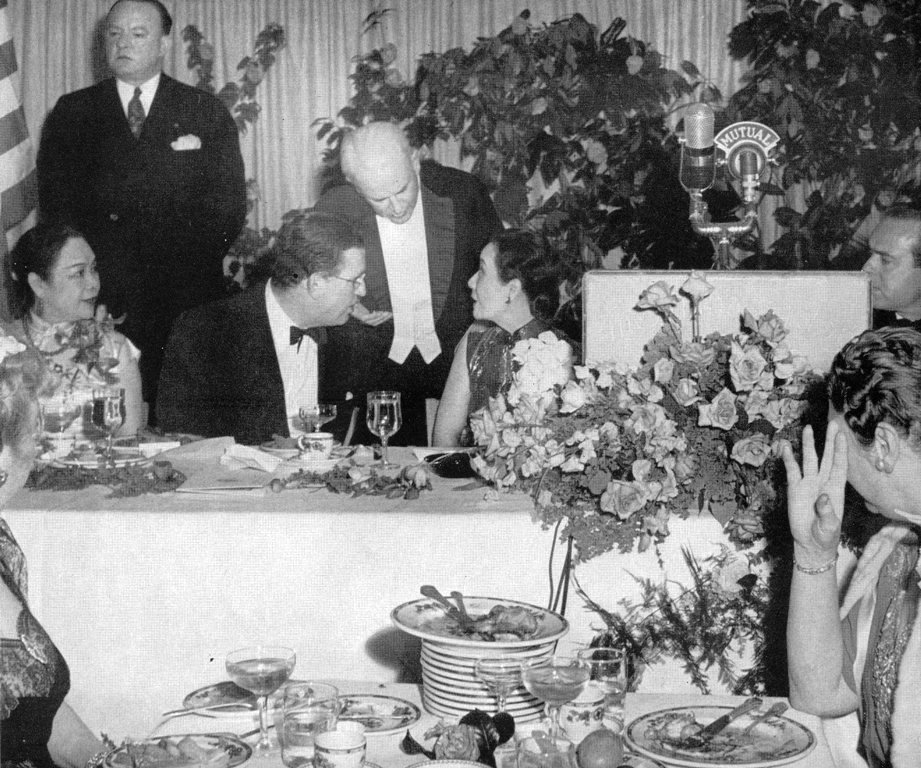  SPEAKER'S TABLE AT BANQUET AT AMBASSADOR HOTEL 