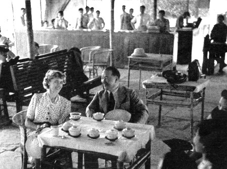  At the Chungking airport 